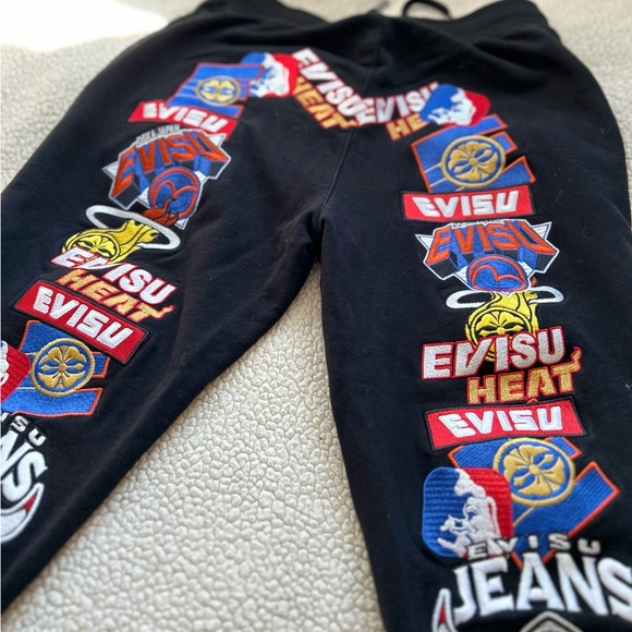 Evisu custom made graphic sweatpants size XL - Picture 3 of 5